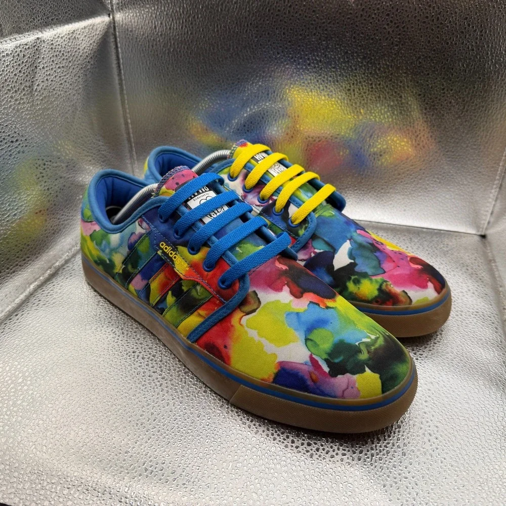 Size 11 Adidas x HVW8 Seeley Bluebird Yellow Core Black‎ Mens Sneakers C76922